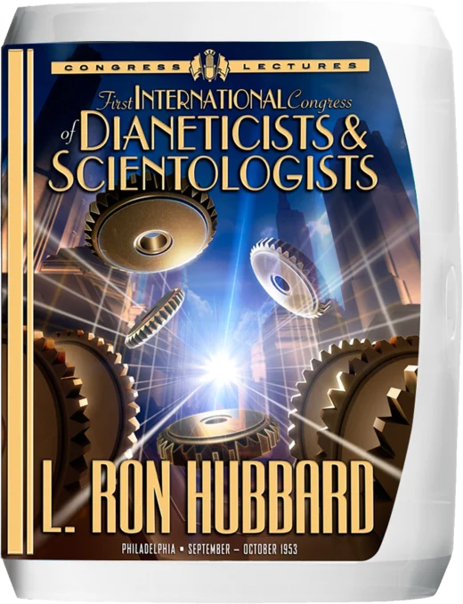 Cover of First International Congress of Dianeticists & Scientologists Extension Course